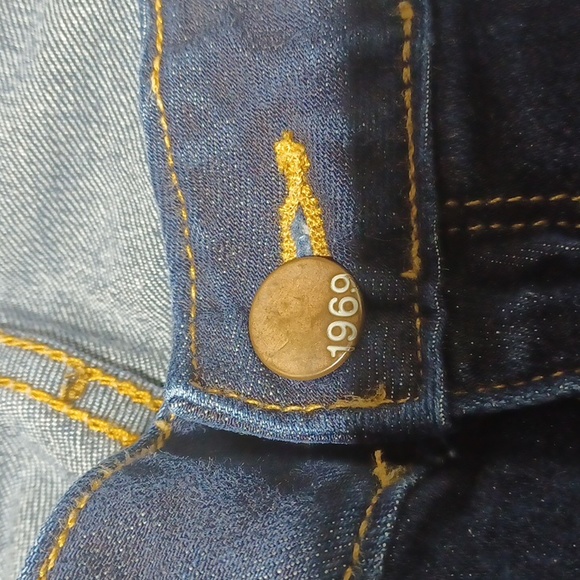 Gap 1969 size 29s Curvy Dark Blue Denim Jeans Pants - Picture 9 of 9